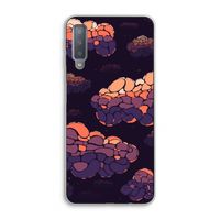 Patroon Wolken: Samsung Galaxy A7 (2018) Transparant Hoesje
