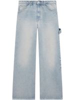 Courrèges pantalon ample en jean - Bleu