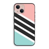 Strepen pastel: iPhone 13 Biologisch afbreekbaar hoesje