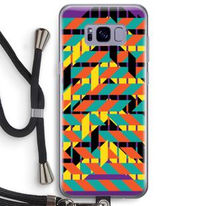 Skew Bee 2: Samsung Galaxy S8 Plus Transparant Hoesje met koord