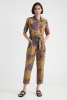 Tencel ™ jumpsuit met camoflower - GREEN - XL