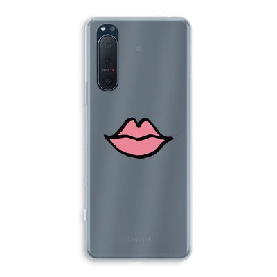 Kusje: Sony Xperia 5 II Transparant Hoesje