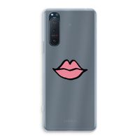 Kusje: Sony Xperia 5 II Transparant Hoesje