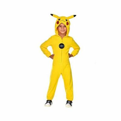 Kostuums voor Kinderen Pokémon Pikachu Geel Rood - Maat: 8-10 jaar - Maat: 8-10 jaar