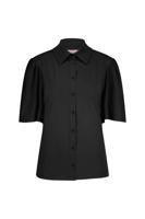 Poppy butterfly blouse - black - 91536