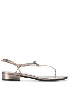 Valentino Garavani sandales VLOGO à bride salomé - Gris