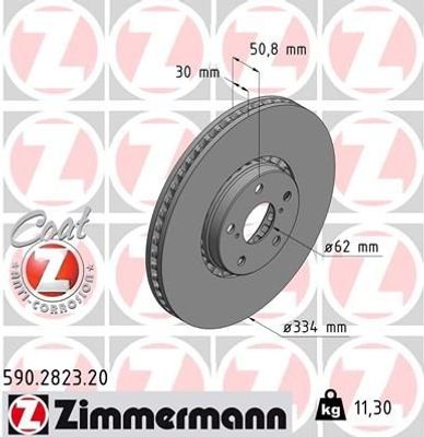 Remschijf Coat Z 590282320