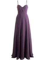 Marchesa Notte Bridesmaids robe longue à détail torsadé - Violet - thumbnail