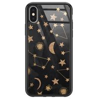 iPhone X/XS glazen hardcase - Counting the stars