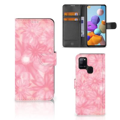 Samsung Galaxy A21s Hoesje Spring Flowers Samsung Galaxy A21s Hoesje Spring Flowers