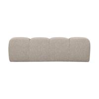 Woood Mojo eetkamerbank 164 cm bouclé Beige Melange