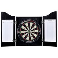Longfield Darts houten cabinet + sisal dartbord