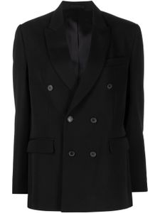 WARDROBE.NYC blazer en laine à boutonnière croisée - Noir