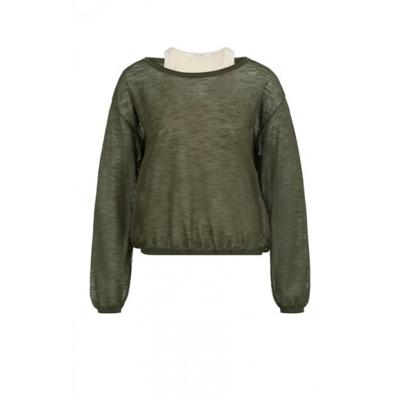 YAYA - Groen | unisex | Trui | Groen | XS | regular | Kamst mode YAYA - Groen | unisex | Trui | Groen | XS | regular | Kamst mode