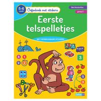 Deltas Oefenboek met Stickers Eerste Telspelletjes (5-6 jaar) - thumbnail