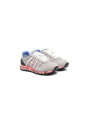 Premiata Kids baskets Sky à lacets - Gris