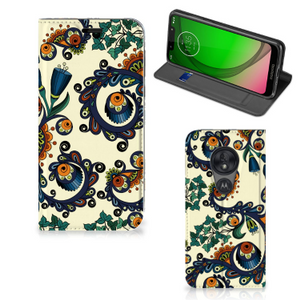 Telefoon Hoesje Motorola Moto G7 Play Barok Flower