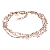 iXXXi Armband Kenia Grey Rosé Goud