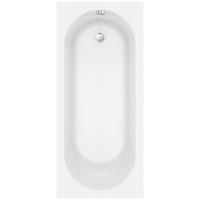 Nemo Spring Nantes inbouwbad mono afvoer D52 170x75x40cm 185L met potenstel wit acryl GA42101