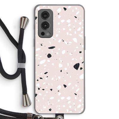 Terrazzo N°20: OnePlus Nord 2 5G Transparant Hoesje met koord