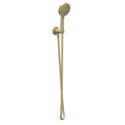 IVY Glijstangset - met handdouche - verstelbaar - 3 standen - doucheslang 150cm - Geborsteld mat goud PVD 6901144