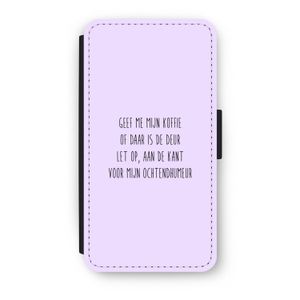 Ochtendhumeur: iPhone XS Flip Hoesje