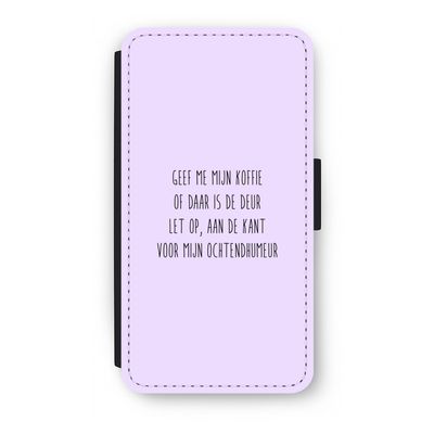 Ochtendhumeur: iPhone XS Flip Hoesje
