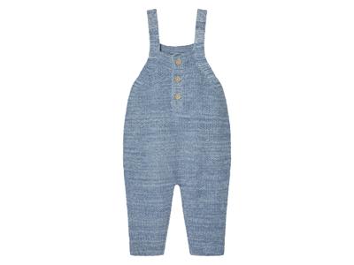 lupilu Gebreide baby tuinbroek (Blauw, 62/68)