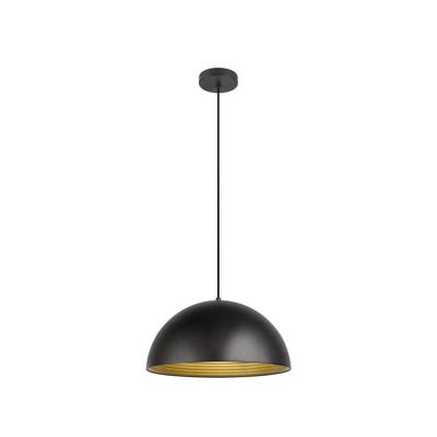 SLV Design hanglampForchini M 40 zwart met goud Ø 40cm - 1008536