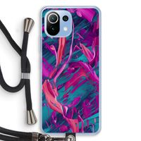 Pink Clouds: Xiaomi Mi 11 Lite Transparant Hoesje met koord