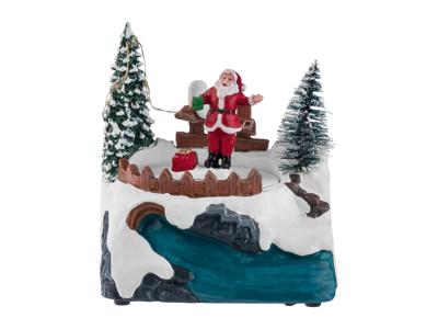 LIVARNO home LED-kerstscène (Kerstman)