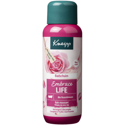 Kneipp Gel Bad Embrace Lifeschuim Bio Rozenbloesem 400ml