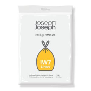 Joseph Joseph vuilniszak Intelligent Waste 20 liter zwart 20 stuks