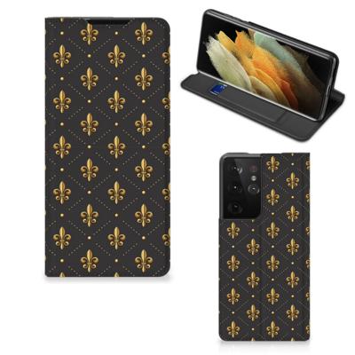 Samsung Galaxy S21 Ultra | Hoesje met Magneet | Franse Lelie