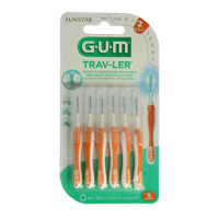 GUM Trav-ler rager 0.9 mm (oranje) 6 Stuks
