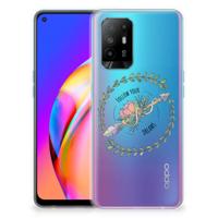 OPPO A94 5G | Reno5 Z Telefoonhoesje met Naam Boho Dreams