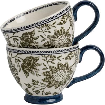 Laura Ashley Giftset 2 Mokken Hedingham Blue Sage 43 cl.