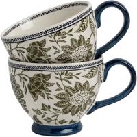 Laura Ashley Giftset 2 Mokken Hedingham Blue Sage 43 cl.