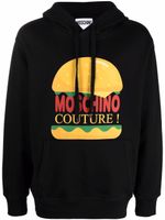 Moschino hoodie à logo - Noir - thumbnail