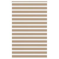VidaXL Zebra blind 150x230 cm stofbreedte 145,9 cm polyester zandbruin