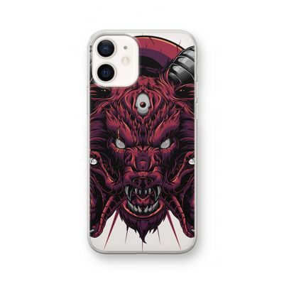 Hell Hound and Serpents: iPhone 12 Transparant Hoesje
