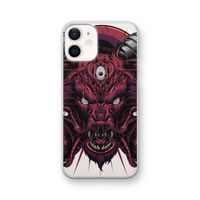 Hell Hound and Serpents: iPhone 12 Transparant Hoesje