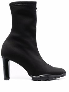 Alexander McQueen bottines à fermeture zippée - Noir