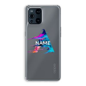 Abstract Spectrum: Oppo Find X3 Transparant Hoesje