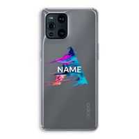 Abstract Spectrum: Oppo Find X3 Transparant Hoesje