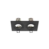 SLV Zwarte inbouwringNew Tria 155 rechthoekig - 1008007
