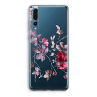 Mooie bloemen: Huawei P20 Pro Transparant Hoesje - thumbnail