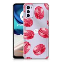 Motorola Moto G42 | Siliconen Case | Pink Macarons