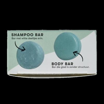 Mini shampoo & body bar eucalyptus & tea tree 20 Gram