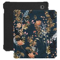 Lunso - Kobo Libra 2 (7 inch) - Vegan saffiano leren sleepcover hoes - Urban Park